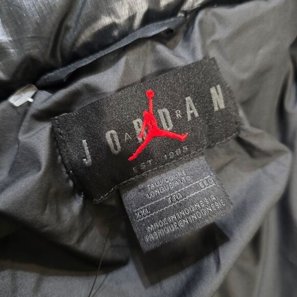 Nike Air Jordan Flight Therma-Fit Vest Gilet Down Fill Black XL-Tall FV7273-010 - Picture 16 of 16